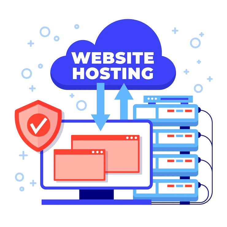 Website hosting animation